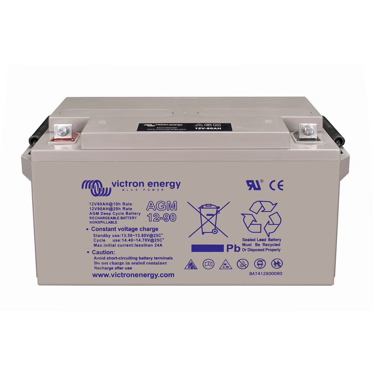 Accu 90Ah AGM M6 Deep cycle - Victron Energy