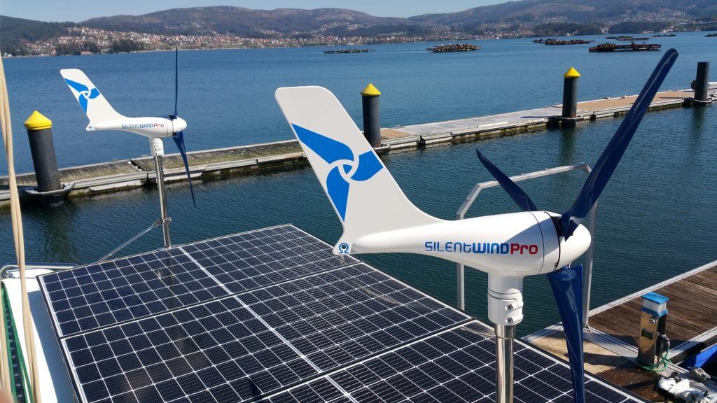 Silentwind wind generator pro 12V inclusief laadregelaar