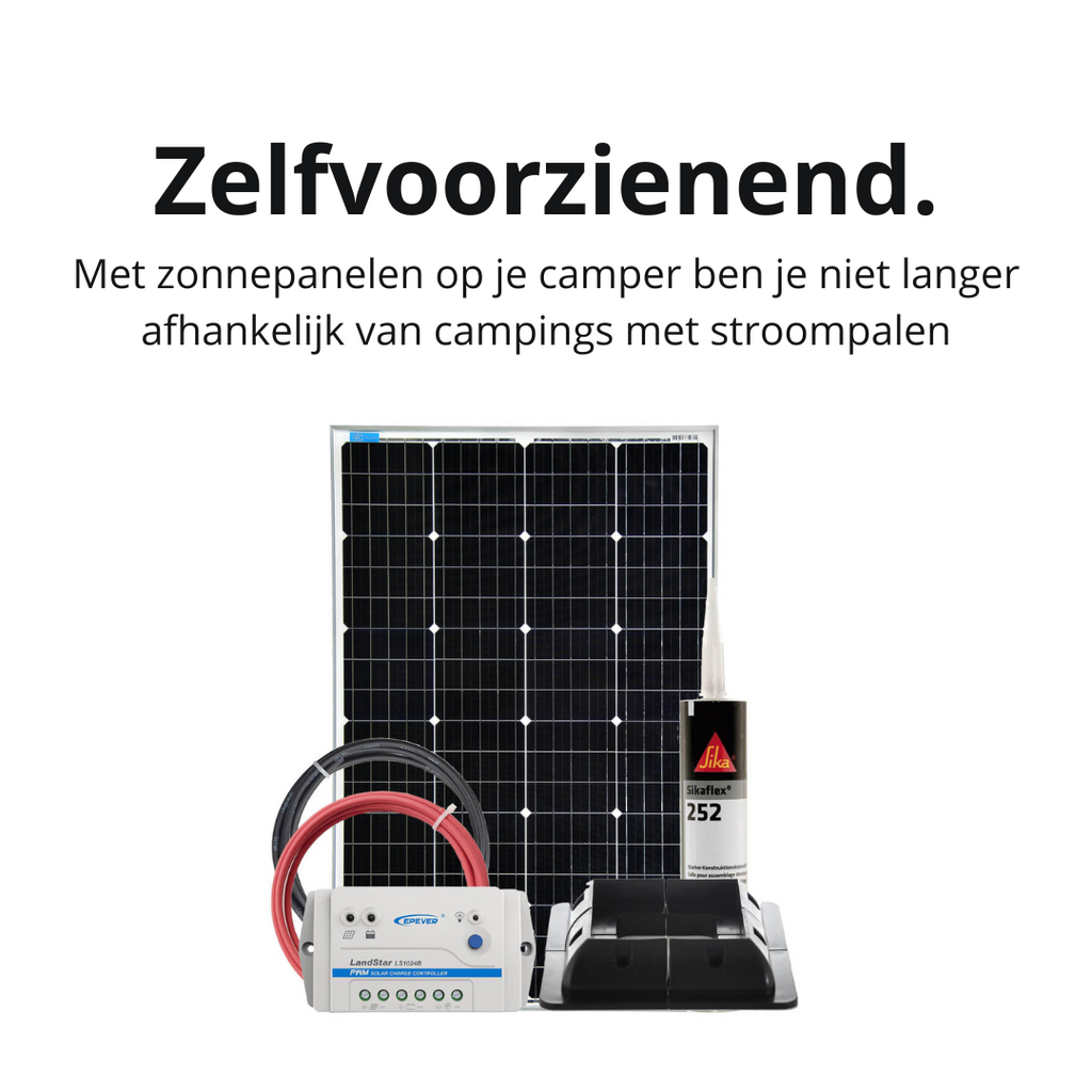 Zonnepaneel set 120W 12V monokristallijn