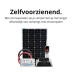 Zonnepaneel set 120W 12V monokristallijn