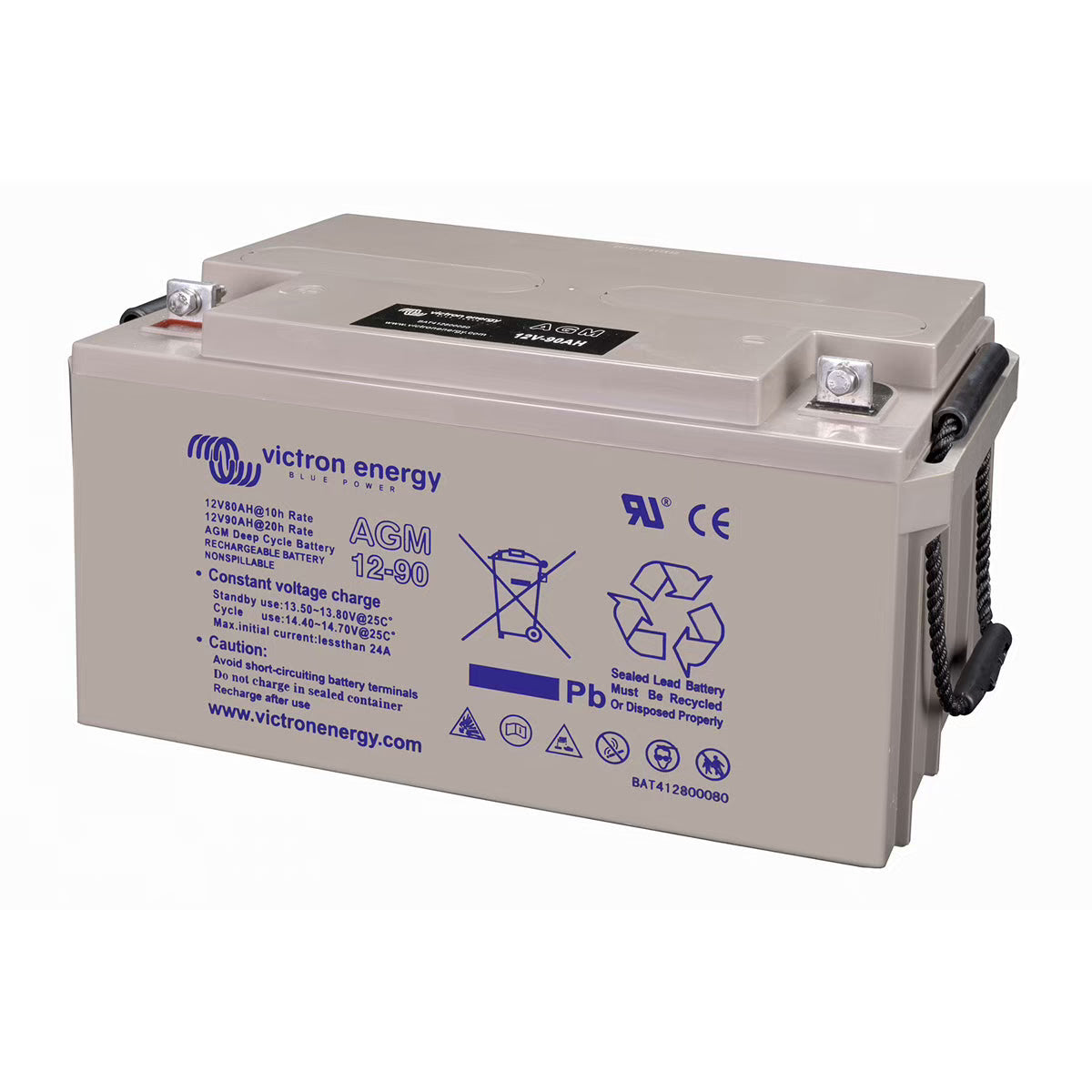 Accu 90Ah AGM M6 Deep cycle - Victron Energy