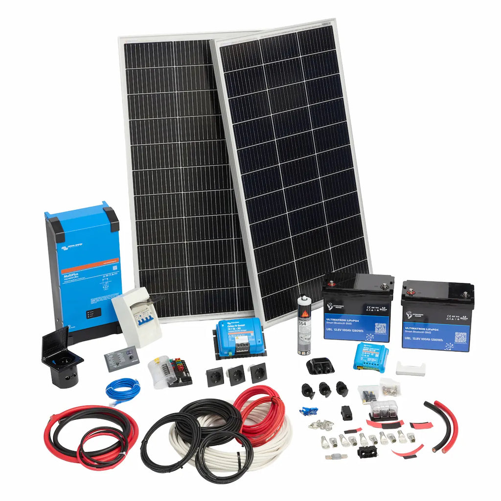 Zelfbouw camper elektra onderdelen pakket