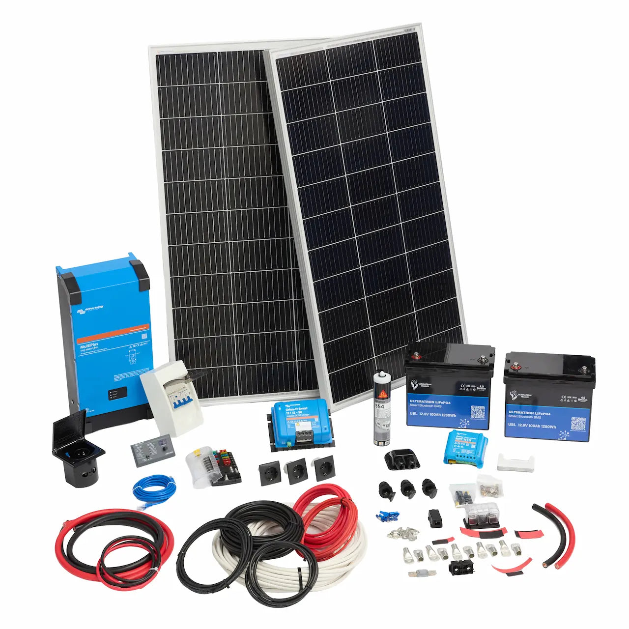 Zelfbouw camper elektra onderdelen pakket