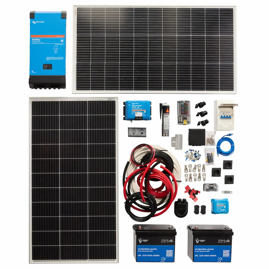 Zelfbouw camper elektra onderdelen pakket