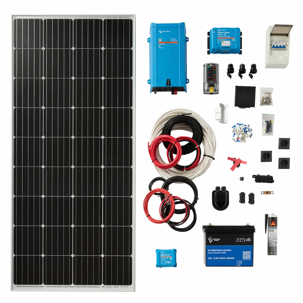 Zelfbouw camper elektra onderdelen pakket