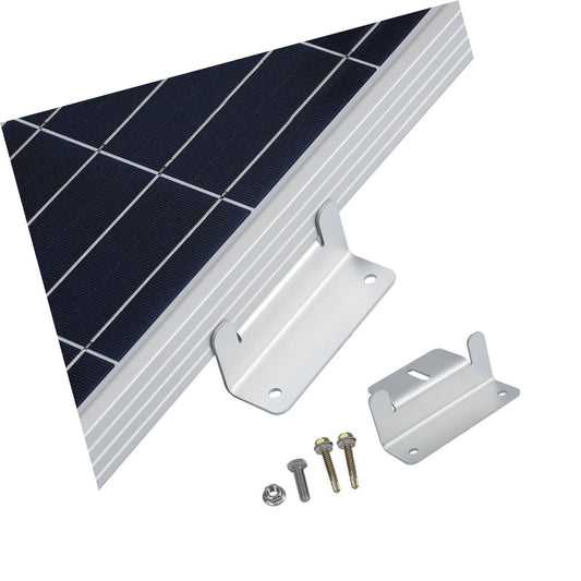 Montagebeugel zonnepaneel aluminium met bevestiging