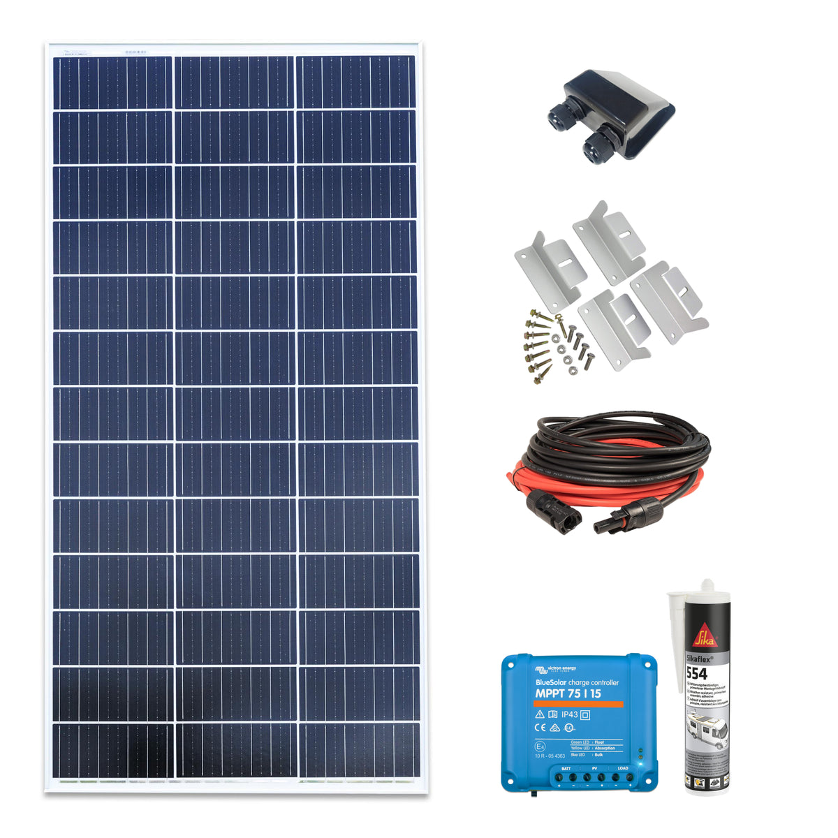 Zonnepaneel set 190W 12V Monokristallijn - Victron Energy