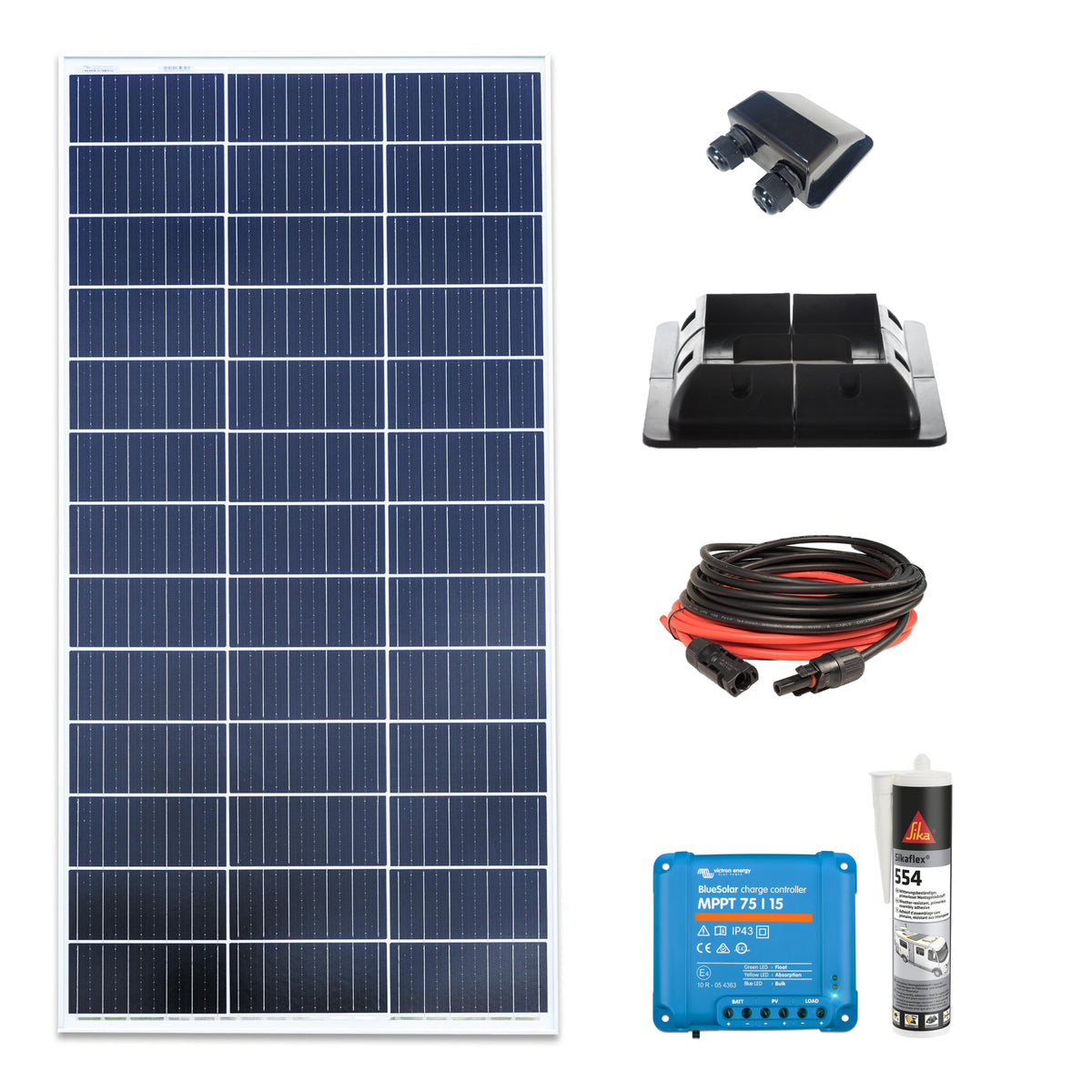 Zonnepaneel set 190W 12V Monokristallijn - Victron Energy